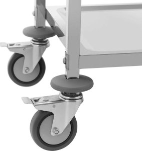 Royal Catering Wózek kelnerski cateringowy do serwowania 3 półki 69 x 34 cm do 81 kg Wózek kelnerski cateringowy do serwowania 3 półki 69 x 34 cm do 81 kg 4