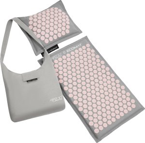 4fizjo ECO MATA do akupresury z łuskami gryki i kokosem Szaro-miętowa 2