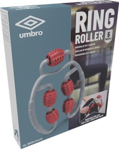 Umbro Wałek roller do ćwiczeń fitness 5 rolek Umbro czerwony 2