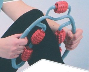 Umbro Wałek roller do ćwiczeń fitness 5 rolek Umbro czerwony 3