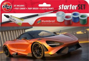 Airfix Samochód McLaren 765LT zestaw z farbami 1