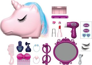 Woopie Toaletka Dla Dziewczynki 2w1 Salon Piękności W Torebce Jednorożec 2