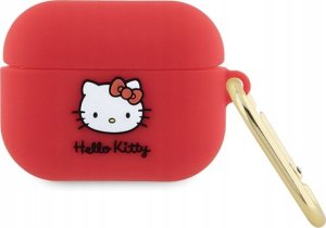 Sourcing Hello Kitty HKAP3DKHSF Airpods Pro cover fuchsia/fuschia Silicone 3D Kitty Head 1