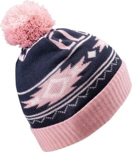 Elbrus Damska czapka zimowa Elbrus Tail Wo's różowo-granatowa 3