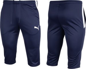 Puma Spodnie męskie Puma teamLIGA Training 3/4 Pants granatowe 657271 06 XL 1