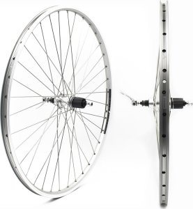 Alexrims Tylne koło rowerowe AlexRims DH19 28" Novatec F362SBT srebrne 36H 1