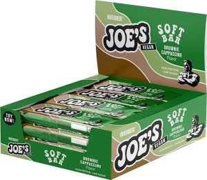 Weider Weider - Joe's Vegan Soft Bar, Baton Wegański, Brownie Cappuccino, 12 batonów x 50g 1