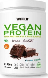 Weider Weider - Vegan Protein, Odżywka Białkowa, Brownie Chocolate, Proszek, 750g 1