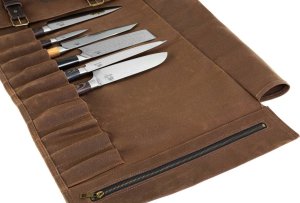 Shiori Skórzany pokrowiec na noże 3