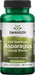 Swanson Swanson - Full Spectrum Asparagus Young Shoots, 400mg, 60 Kapsułki 1