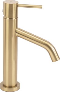 Bateria umywalkowa Rea Bateria Umywalkowa REA LEVEL Szczotkowana Złota Niska Brush Gold 2