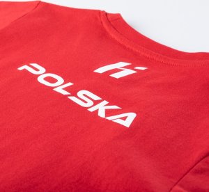 Huari Dziecięca koszulka z krótkim rękawem Huari Poland Fan Kids racing red/white rozmiar 116 5