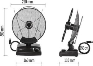 Antena RTV Emos Indoor Antenna CITY ORBI-C200, DVB-T2, D 5