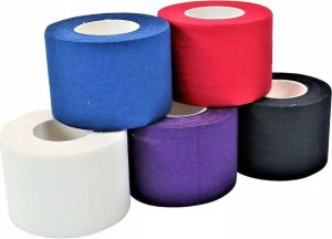 Dunlop TAŚMA TEJP TAPE SPORTOWA KINESIOLOGICZNA 7,3Mx3,8CM DUNLOP CZARNY 6