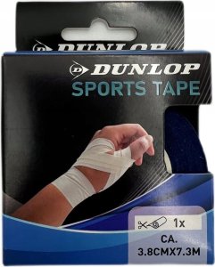 Dunlop TAŚMA TEJP TAPE SPORTOWA KINESIOLOGICZNA 7,3Mx3,8CM DUNLOP NIEBIESKI 2