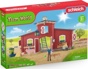 Figurka Schleich SCHLEICH FARM WORLD playset Red Barn with Animals 1