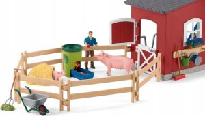 Figurka Schleich SCHLEICH FARM WORLD playset Red Barn with Animals 16
