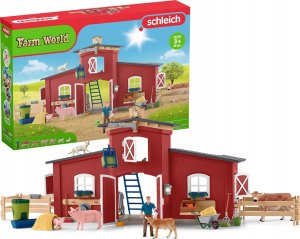 Figurka Schleich SCHLEICH FARM WORLD playset Red Barn with Animals 17