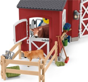 Figurka Schleich SCHLEICH FARM WORLD playset Red Barn with Animals 25