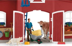 Figurka Schleich SCHLEICH FARM WORLD playset Red Barn with Animals 27