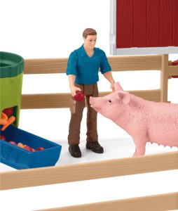Figurka Schleich SCHLEICH FARM WORLD playset Red Barn with Animals 6