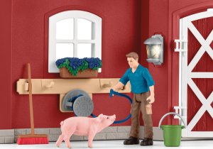 Figurka Schleich SCHLEICH FARM WORLD playset Red Barn with Animals 10