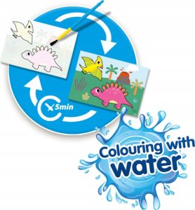 SES My First Colouring with water - Dinos 3