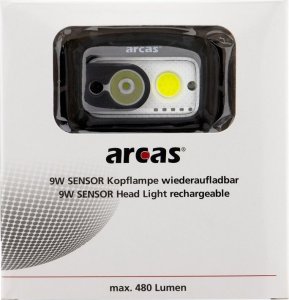 Latarka Arcas HEADLIGHT 9W 480LM SENS 2