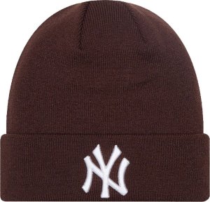 New Era Czapka zimowa NEW ERA NYY League Knit Beanie brązowa 1