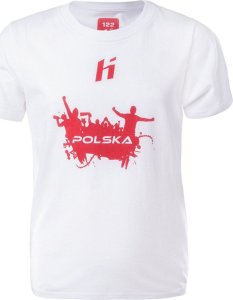 Huari Dziecięca koszulka z krótkim rękawem Huari Poland Fan Kids white/racing red rozmiar 122 1