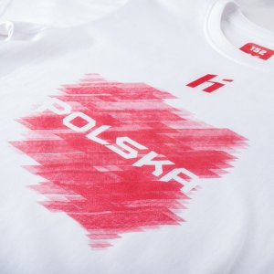 Huari Dziecięca koszulka z krótkim rękawem Huari Poland Fan Kids white/racing red rozmiar 122 4