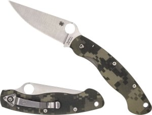 Spyderco Spyderco MILITARY G-10 CAMO PLAIN C36GPCMO 1