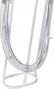 Beliani Dekoracja ogrodowa LED ruchomy renifer 94 cm biała INNNES 8