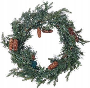 Dekoracja świąteczna Beliani wieniec 5