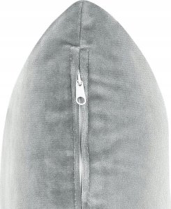 Beliani Szezlong welurowy lewostronny jasnoszary CHAUMONT 9