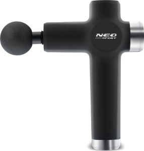 Neo-Sport NeoSport Pistolet do masażu ciała 8 nakładek NS-501  czarny 2