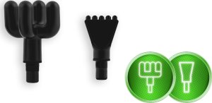 Neo-Sport NeoSport Pistolet do masażu ciała 8 nakładek NS-501  czarny 10