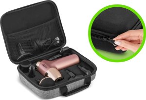 Neo-Sport NeoSport Pistolet do masażu ciała 8 nakładek NS-500  różowy 8