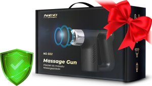 Neo-Sport NeoSport Pistolet do masażu ciała 5 nakładek NS-502  czarny 8