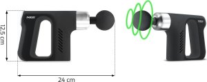 Neo-Sport NeoSport Pistolet do masażu ciała 5 nakładek NS-502  czarny 9