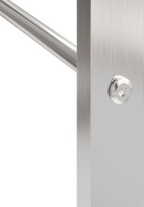 vidaXL vidaXL Stojak na drewno opałowe, 50x28x132 cm, stal nierdzewna 6