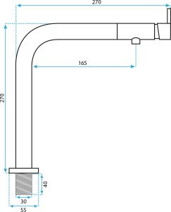 Bateria kuchenna Rea Bateria Kuchenna REA COLE NIKIEL SZCZOTKOWANY BRUSH NICKEL 5