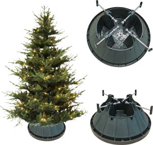 Coil Coil stojak pod choinkę solidny choinkowy duży do drzewka max 2.2m podstawka zielony 1