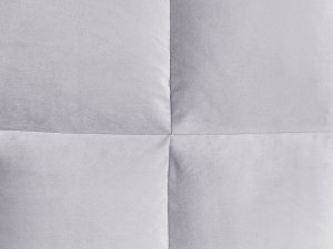 Beliani Szezlong prawostronny welurowy szary LORMONT 8