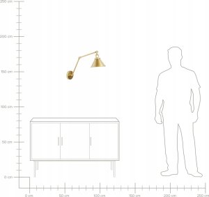 Kinkiet Beliani Zestaw 2 metalowych lamp ściennych złoty NARVA 11