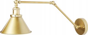 Kinkiet Beliani Zestaw 2 metalowych lamp ściennych złoty NARVA 6