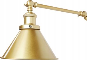Kinkiet Beliani Zestaw 2 metalowych lamp ściennych złoty NARVA 8