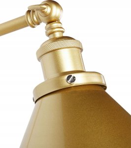 Kinkiet Beliani Zestaw 2 metalowych lamp ściennych złoty NARVA 9