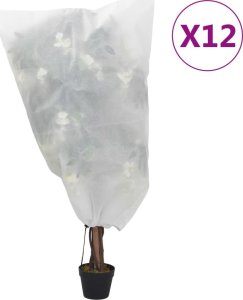 vidaXL vidaXL Kaptury na rośliny, ze ściągaczami, 12 szt., 70 g/m, 0,8x1 m 1