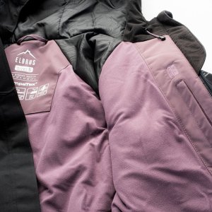 Elbrus Damska kurtka ocieplana Elbrus Kalma Wo's Sympatex black/black plum rozmiar XL 8